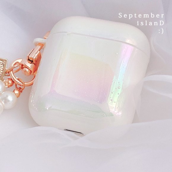 NEW Shell Hard Apple Airpods 1 2 Pro Keychain case - Picture 5 of 8